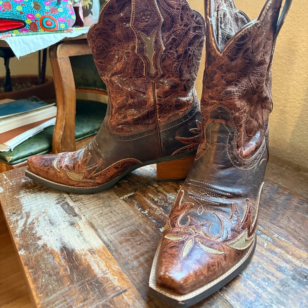 Ariat Dahlia Western Floral Women's Boots